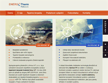 Tablet Screenshot of energotherm.cz